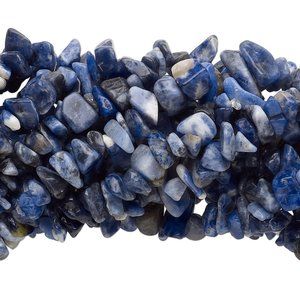 Sodalite (natural) Chip Strand 34 Inches